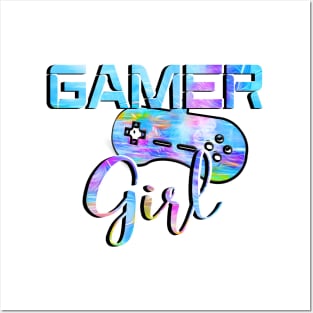 gamer girl Posters and Art